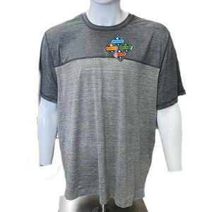 G.H. Bass & Co. Short Sleeve Shirt Sharkskin Heather Size XL New With Tags